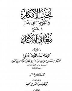 كتاب نخب الأفكار في تنقيح مباني الأخبار في شرح معاني الآثار - المجلد التاسع عشر لـ بدر الدين العيني