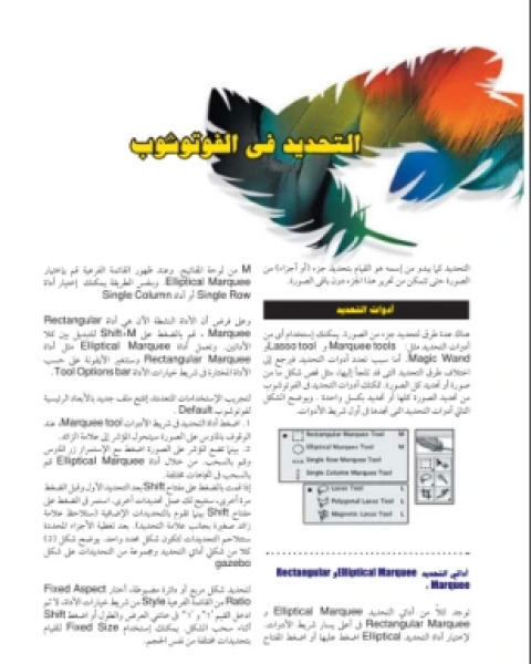 كتاب التحديد فى الفوتوشوب لـ المؤلف مجهول