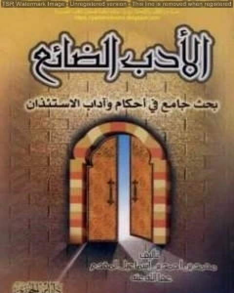 كتاب الأدب الضائع لـ محمد احمد اسماعيل المقدم